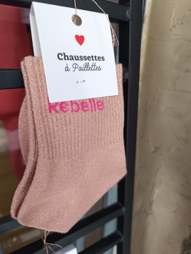 Chaussettes Paillettes REBELLE