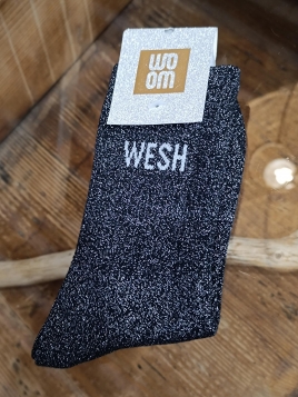 Chaussettes paillettes Wesh