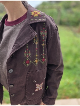 Veste brodée Johanna Paris