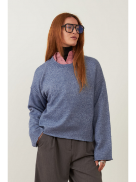 Pull Chill bleu denim