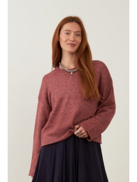 Pull Chill vieux rose