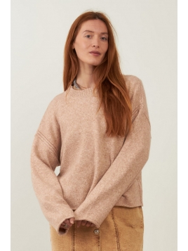 Pull Chill beige rosé